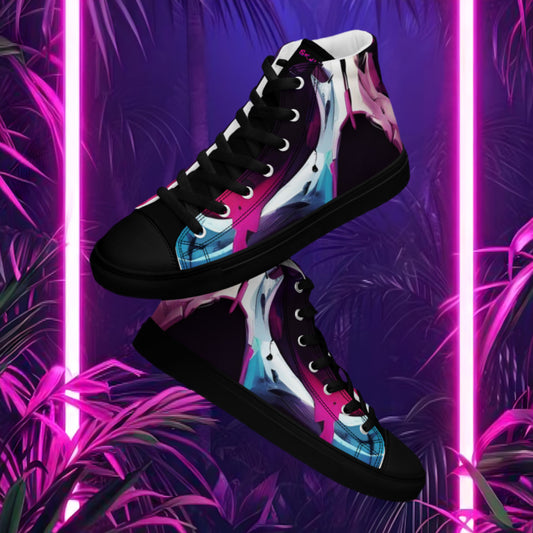 Neon Skull Skeleton Shoes (Men's)