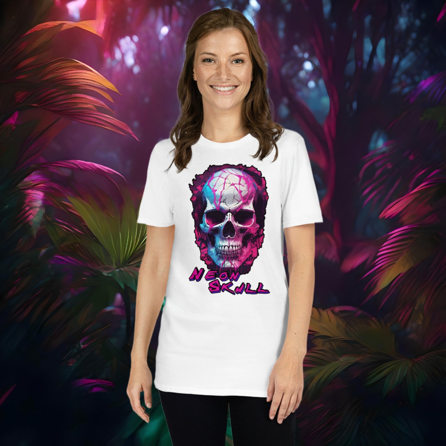 Neon Skull T-Shirt (Unisex) - Bold