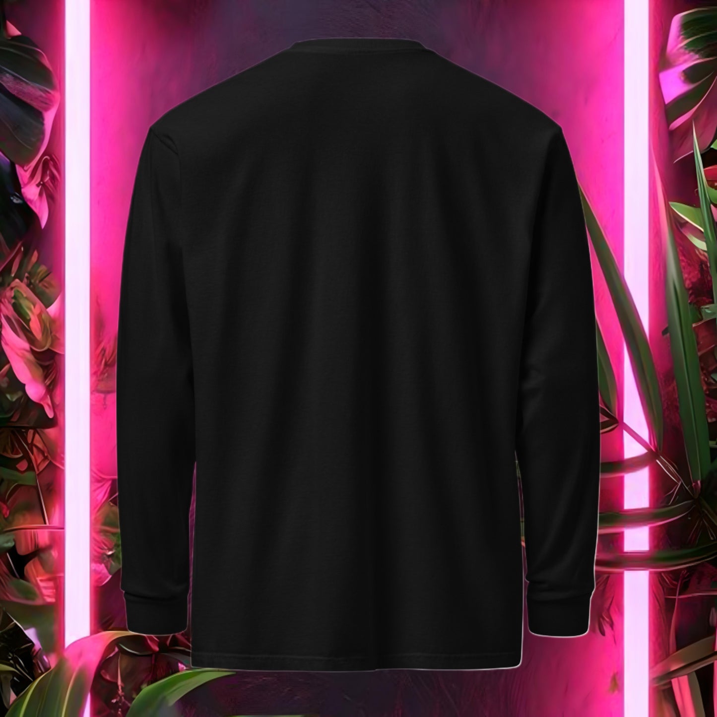 Neon Skull Long Sleeve T Shirt (Unisex) - Bold