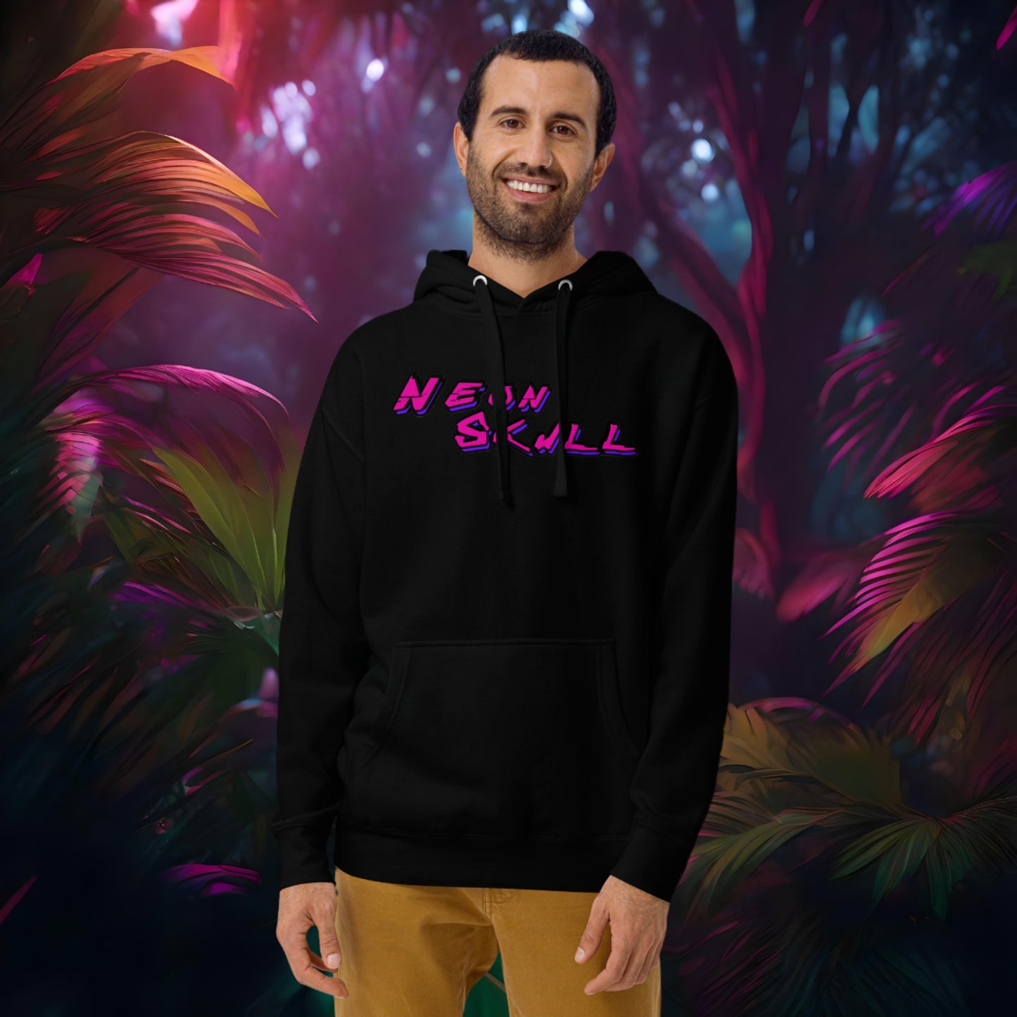 Neon Skull Hoodie (Unisex) - Original