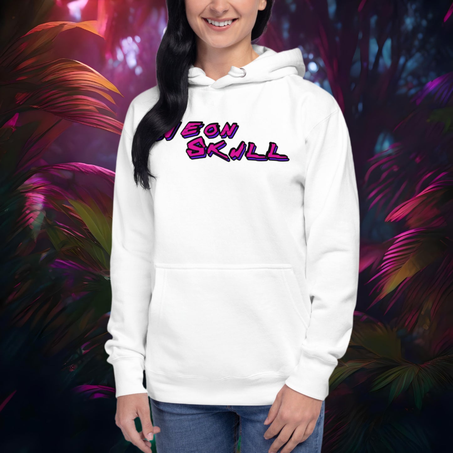 Neon Skull Hoodie (Unisex) - Original